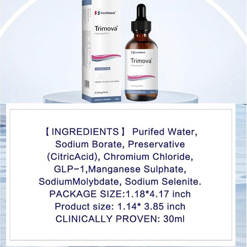 Trimova Drops, Natural Formula Drops, Natural Vitamin for Men & Women, Trimova Boosting Drops (2 Bottle) in Saudi Arabia