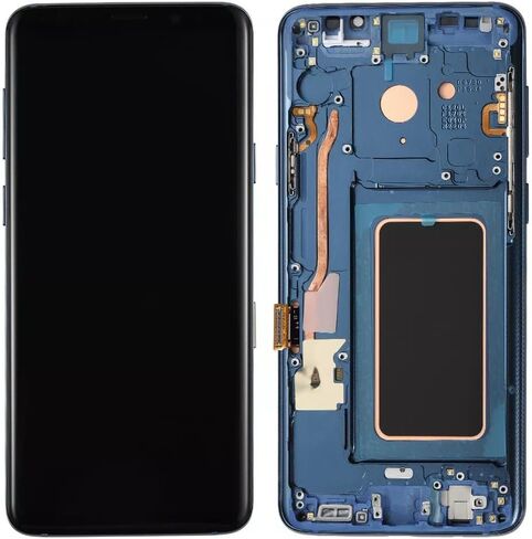 شاشة OLED بديلة لهاتف Samsung Galaxy S9 Plus G965F G965U G965W G9650 G965N 6.2 بوصة LCD تعمل باللمس مع أدوات (أسود مع إطار) in Saudi Arabia