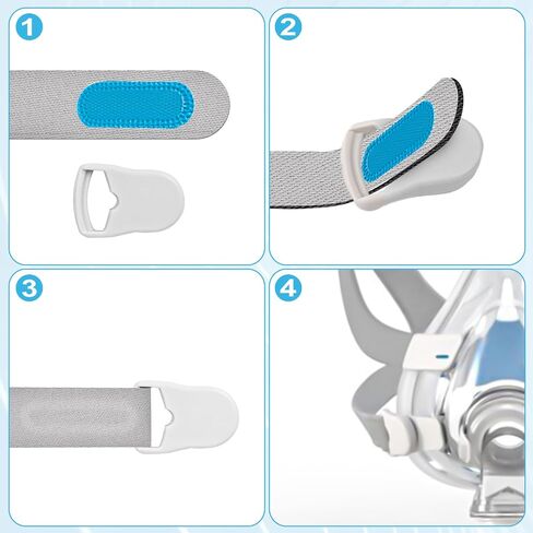 3 أزواج من مشابك أغطية الرأس المغناطيسية Cpap، قناع مغناطيسي قوي، مشبك تروس الرأس، ملحقات أغطية الرأس سريعة الانفصال لـ AirFit AirTouch F20 F30 N20 in Saudi Arabia