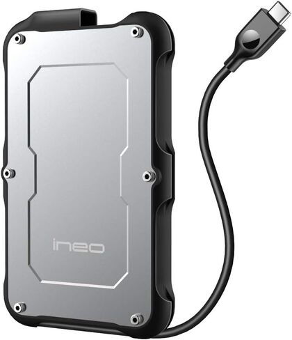 انيو حافظة قرص صلب خارجي متين مقاوم للماء والصدمات لـ 2.5 انش 9.5 ملم او 7 ملم ساتا HDD SSD (USB 3.0 نوع A، T2580) in Kuwait