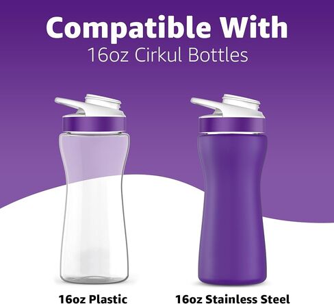 Jmoe USA 16oz Sleeve for Cirkul Water Bottle | Fits 16 oz Plastic and Stainless Steel Bottles | Neoprene Sweat Absorbing Material | Fitted Design | 2-Pack | Insulated Cover in Saudi Arabia