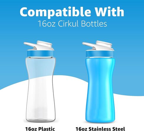 Jmoe USA 16oz Sleeve for Cirkul Water Bottle | Fits 16 oz Plastic and Stainless Steel Bottles | Neoprene Sweat Absorbing Material | Fitted Design | 2-Pack | Insulated Cover in Saudi Arabia
