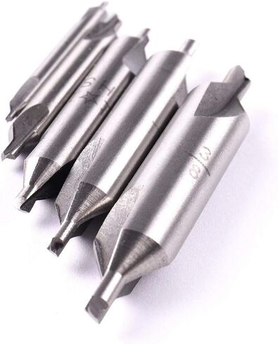 SAE 60 Degre Lathe Combined Lathe Mill Center Drill bit Countersink Bit Set Tool (SAE) in Saudi Arabia