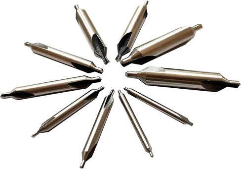 SAE 60 Degre Lathe Combined Lathe Mill Center Drill bit Countersink Bit Set Tool (SAE) in Saudi Arabia
