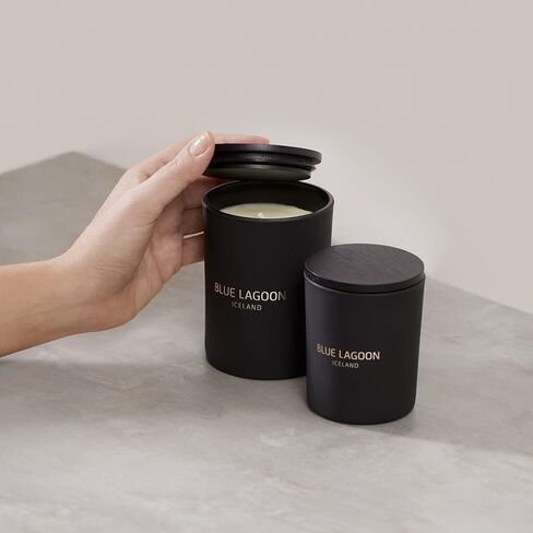 Blue Lagoon Skincare - Scented Candle - Spa Candle - Soy Wax Candle - 33 Hour Burning Time - Relaxing Scent - 160g in Saudi Arabia