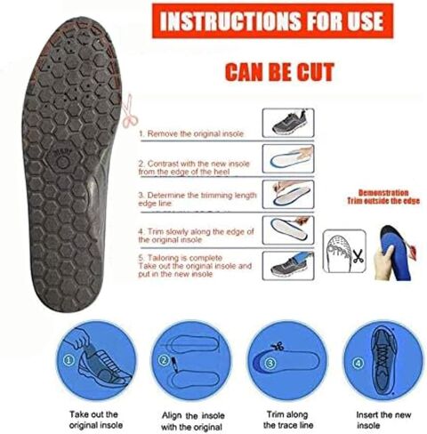Acupressure Insoles, Magnetic Acupressure Insoles, Acupressure Insoles for Women, Shoe Insoles, Orthopedic Insoles (Blue-1Pair, M) in Saudi Arabia
