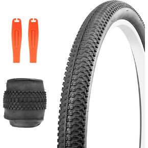 ZUKKA Bike Tire 26/27.5 x 2.125 Bike Tire 1/2 Pack Mountain Bike Tire Folding Replacement Tire for MTB Mountain Bike, BMX Bicycle Commuter Bike