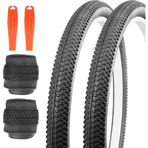 ZUKKA Bike Tire 26/27.5 x 2.125 Bike Tire 1/2 Pack Mountain Bike Tire Folding Replacement Tire for MTB Mountain Bike, BMX Bicycle Commuter Bike