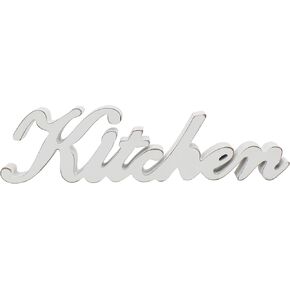 CVHOMEDECO. Rustic Matt Black Wooden Words Sign Free Standing Kitchen Desk/Table/Shelf/Door/Home Wall Decoration Art, 15-1/2 x 4-1/4 x 1 Inch in Kuwait