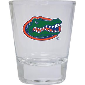 R and R Imports x Florida Gators Colored Round Shot Glass Blue Officially Licensed Collegiate Product