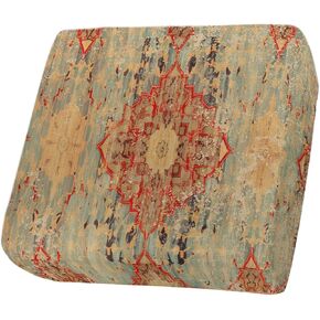 Western Rustic Stretch Couch Sofa Cushion Covers,Sectional/Individual/L/T Shape Sofa Couch Slipcover Furniture Slip Cover with Elastic Bottom,Vintage Shabby Chic Tribal Patterns Ethnic S Size 2-PC