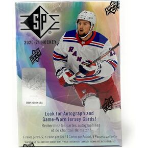 2020-21 Upper Deck SP Hockey Factory مختومة بـ 8 عبوات من الصناديق الناسفة