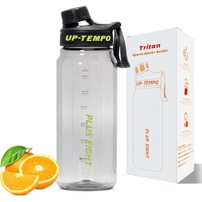 29 oz Sports Water Bottles, Water Bottle With Funnel, Leak-Proof Tritan BPA-Free, Wide Mouth with Carrying Strap for Women Men Gym Fitness Outdoor (Purple)