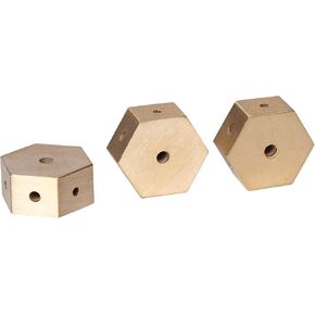 3Pcs Hexagonal 4 Holes Incense Holder,Brass Incense Stick Holder for Home Meditation Yoga
