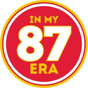 Chief Fan in My 87 Era Magnet Football Team Accessories, 5 Inches