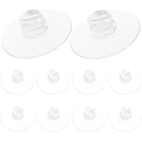 DECHOUS 12Pcs Cable Suction Cups, Silicone Open Clamp Suction Cup Cable Holder 1.7 Inch Suction Cup String Light Cable Management for Home Kitchen Organization