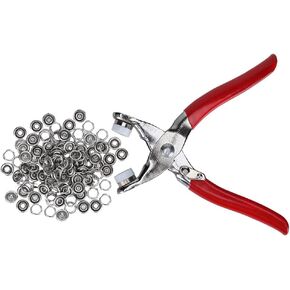 80 Pieces Stainless Steel Fastener Snap Set, Include Button Stud Socket and Eyelet, Marine Grade, 5/8 Inch Cap