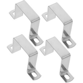 4 Pcs Heavy Duty Pipe Clamp Brackets Support Base Hangers for Securely Fixing Conduits Cables and Various Surfaces