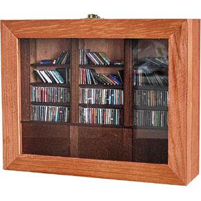 Anxiety Bookshelf with 200 Unique Miniature Books - 9.84 x 7.87 Inches - Creative Display and Relaxation Decor, Shake Bookshelf Shake Away Your Anxiety