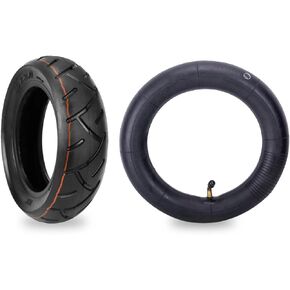 10 Inch Electric Scooter Replacement Tire, 10 * 3.0 Compatible 10 Inch Electric Scooter with Inner Tire Rubber Vibration Dampers Tyre