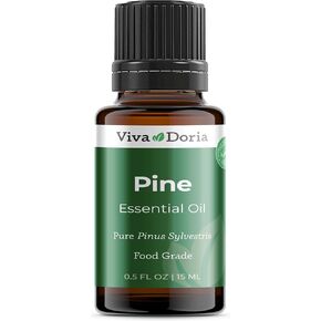Viva Doria Pine Needle Essential Oil, 100% Pure, Natural, Pine Essential Oil, Undiluted, for Aromatherapy | Food Grade, 15 mL (0.5 Fluid Ounce)