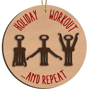 34HD Gifts for Christmas, Friends Christmas Ornament Wooden 2-Layered, Gifts for Best Friends, Bestie, Friends, Christmas Decorations