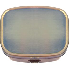 Brass Rectangular Pill Box