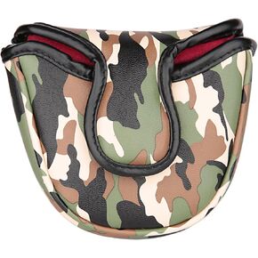 Green Camouflage Golf Club Mallet Putter Head Cover fit Scotty Cameron Taylormade Odyssey