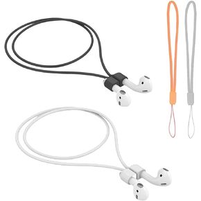 8 Pack: Ultra Strong Magnetic Airpods Straps Anti-Lost Cord for AirPods 1st& 2nd/ AirPods 3rd /AirPods Pro 1s & 2nd Gen-Airpod holders around neck-4 Straps +4 Watch Strap Holder（by ENBRWAS）