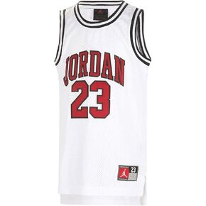 Jordan Boy's 23 Jersey (Big Kids) White LG (14-16 Big Kid)