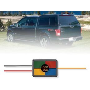 NJSBYL 3rd Brake Light Logic Module for Wiring Truck Cap Third Brake Light Logic Box Kit Fix Camper/Truck Topper Third Brake Light from Flashing with Turn Signals on