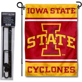 College Flags & Banners Co. Iowa State Cyclones Garden Flag with Stand Holder