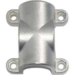 NRC&XRC Heavy Dudy Marine Grade 316 Steel Stainless Tube Mount handrail Cross Tube Clamp for 1inch Tube