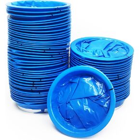 60 Count Vomit Bag Portable Emesis Puke Bags Leak Resistant Portable 1000ml Sickness Bags for Motion Sickness, Travel, Car, Airplane, Taxi Use (Blue)
