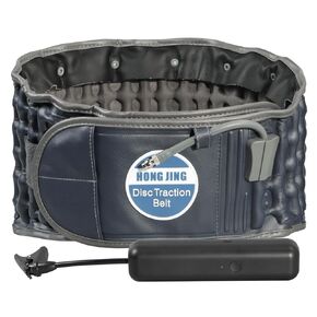 HONGJING Decompression Back Belt with Electric Pump for Lower Back Pain Relief, Inflatable Back Brace Lumbar Support for Men Women, One Size Fits 29-49 Waist