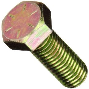 Newport Fasteners 3/4 inch x 1-3/4 inch Hex Cap Screw Grade 8 Zinc Yellow Plated Steel (Quantity: 25 pcs) 3/4-10 x 1 3/4 Hex Bolt/Coarse Thread/Fully Threaded