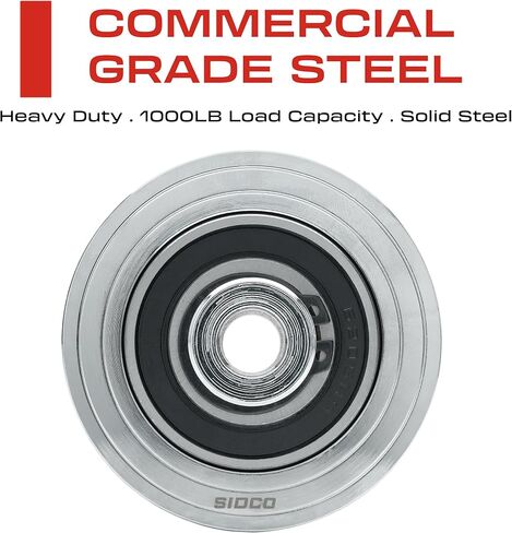 3 Inch V-Groove Wheel - Solid Steel - Sliding Gate Wheel – Heavy Duty –Track Wheel - Metal Gate Wheel - Inverted V Shape Wheel for Slide Gates with Bolt V Groove in Saudi Arabia
