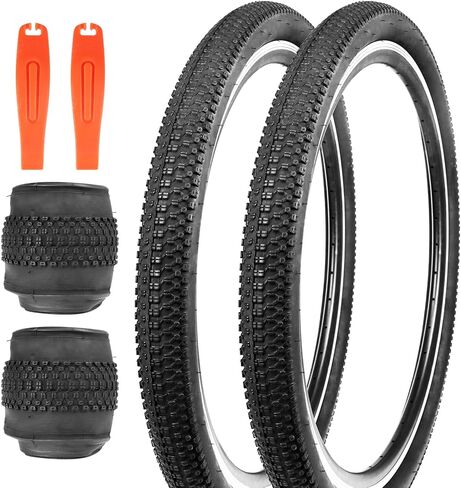 ZUKKA Bike Tire 26/27.5 x 2.125 Bike Tire 1/2 Pack Mountain Bike Tire Folding Replacement Tire for MTB Mountain Bike, BMX Bicycle Commuter Bike in Saudi Arabia