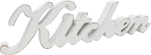 CVHOMEDECO. Rustic Matt Black Wooden Words Sign Free Standing Kitchen Desk/Table/Shelf/Door/Home Wall Decoration Art, 15-1/2 x 4-1/4 x 1 Inch in Kuwait