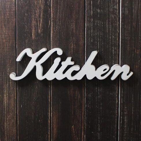 CVHOMEDECO. Rustic Matt Black Wooden Words Sign Free Standing Kitchen Desk/Table/Shelf/Door/Home Wall Decoration Art, 15-1/2 x 4-1/4 x 1 Inch in Kuwait