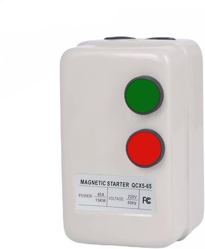 Magnetic Motor Starter 220V 5.5KW-7.5HP Magnetic Electric Motor Starter for Air Compressor, 3-Phase/Single-Phase Switch Magnetic Starter in Saudi Arabia