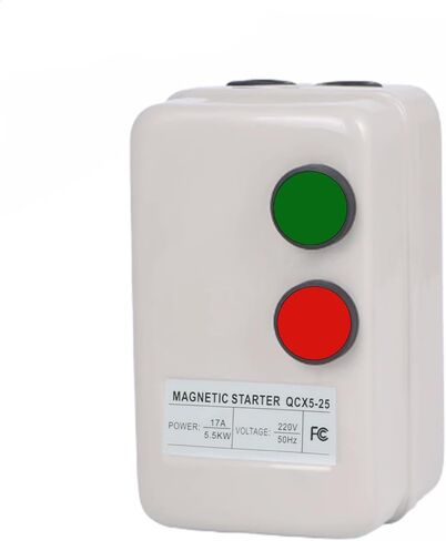 Magnetic Motor Starter 220V 5.5KW-7.5HP Magnetic Electric Motor Starter for Air Compressor, 3-Phase/Single-Phase Switch Magnetic Starter in Saudi Arabia