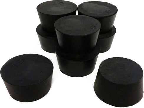 RS-10 Rubber Stoppers, Size 10, Solid (1-Pound Pack) in Kuwait