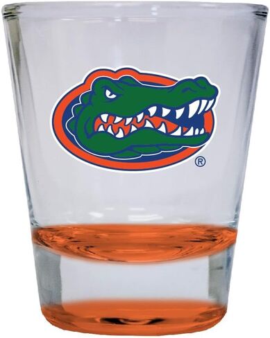 R and R Imports x Florida Gators Colored Round Shot Glass Blue Officially Licensed Collegiate Product in Kuwait