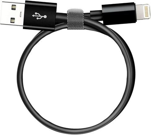 Short CarPlay Lightning Cable, USB A to Lightning Cable for Apple iPhone 14, 14 Plus, 14 Pro Max, 13, SE 2nd/12/11 /Xs/XR/8/7, iPad 4/5/ 6/7/8, Mini 2/3/4/5, Air 2/3 Charger Cord, Car Charging Cable in Saudi Arabia