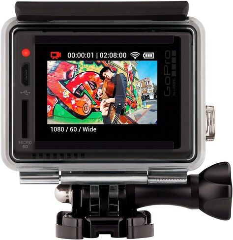 GoPro Hero+ LCD، إصدار مستوى الدخول إلى التجارة الإلكترونية، ملحقات محدودة in Kuwait