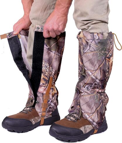 Adjustable Leg Gaiters - Lightweight, Waterproof - Leg Guards for Men & Women - Hiking Essentials Ideal for Hunting, Trekking & Fishing - 1 Pair in Kuwait