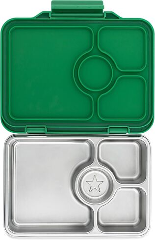 Yumbox Prêt Stainless Steel Bento Lunch Box with Leakproof Lid, Durable, Reusable Food Container, Ideal for Sandwiches & Snacks ((Normandy Blue) in Kuwait