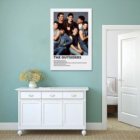 Vintage Movie The Outsiders Poster for Room Aesthetic Posters for Bedroom Decorative Painting Canvas Wall Poster And Art Picture Print Living Room Decor Posters 12x18inch(30x45cm) in Saudi Arabia