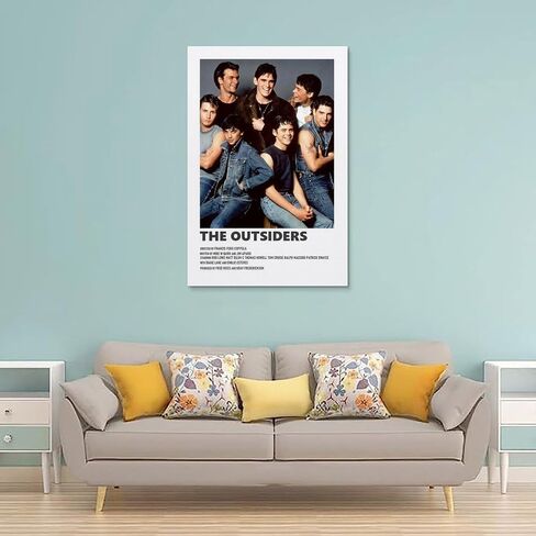 Vintage Movie The Outsiders Poster for Room Aesthetic Posters for Bedroom Decorative Painting Canvas Wall Poster And Art Picture Print Living Room Decor Posters 12x18inch(30x45cm) in Saudi Arabia